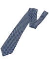 Ferragamo Men's Bear Print Silk Tie 35 0843 NAVY LOGHI E ANIMALI 0759101 - SALVATORE FERRAGAMO - BALAAN 3