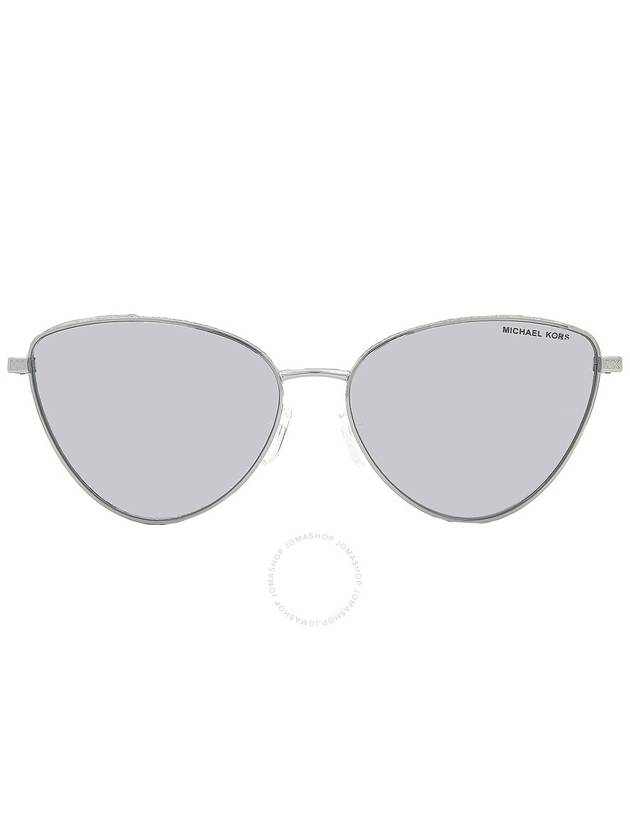 Michael Kors Cortez Silver Mirrored Cat Eye Ladies Sunglasses MK1140 18936G 59 - MICHAEL KORS - BALAAN 1