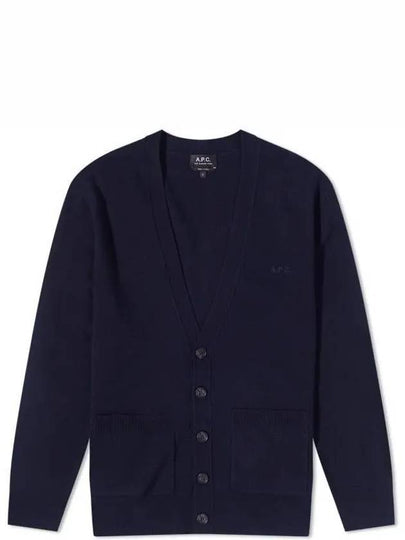 Men's Theo Wool Cardigan Navy - A.P.C. - BALAAN 2