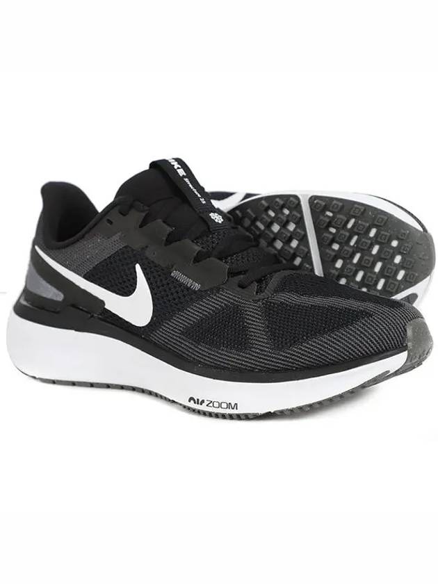 Zoom Structure 25 Low Top Sneakers Black Iron Grey - NIKE - BALAAN 3