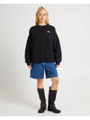 AU Australia FUZZY DICE Crew Sweatshirt ST124W2204 Black WOMENS - STUSSY - BALAAN 3