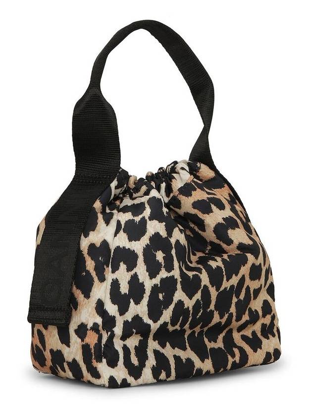 Tech Leopard Pouch Tote Bag - GANNI - BALAAN 2