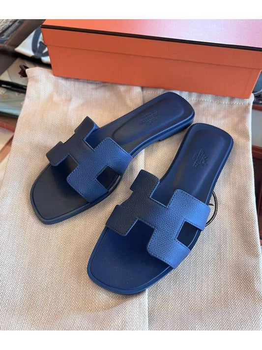 Oran Sandals Absong Blue Blue - HERMES - BALAAN 2