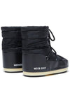 Icon Light Nylon Winter Boots Black - MOON BOOT - BALAAN.