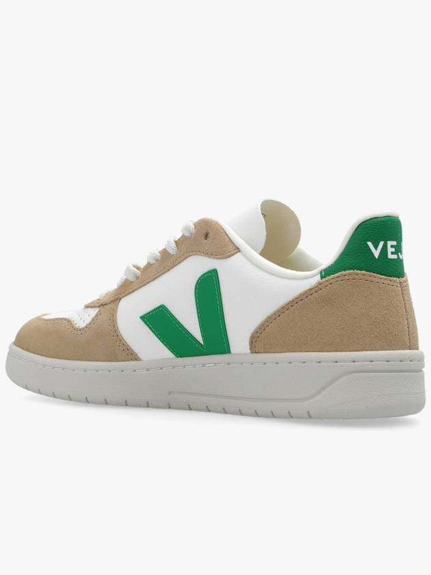 Veja ‘V-10 Chromefree Leather’ Sneakers, Men's, White - VEJA - BALAAN 5