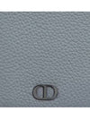 Grain Leather Signature Half Wallet Grey - DIOR - BALAAN 6