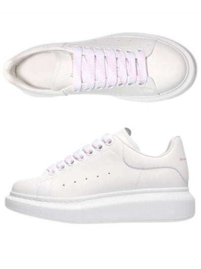 Oversized Leather Low Top Sneakers White - ALEXANDER MCQUEEN - BALAAN 2