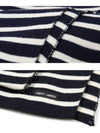 Striped Wool Muffler Navy - SAINT JAMES - BALAAN.