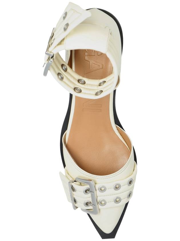 Ganni Heeled Shoes, Women's, Cream - GANNI - BALAAN 6