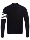 4 Bar Armband Classic Merino Wool Knit Top Navy - THOM BROWNE - BALAAN 7