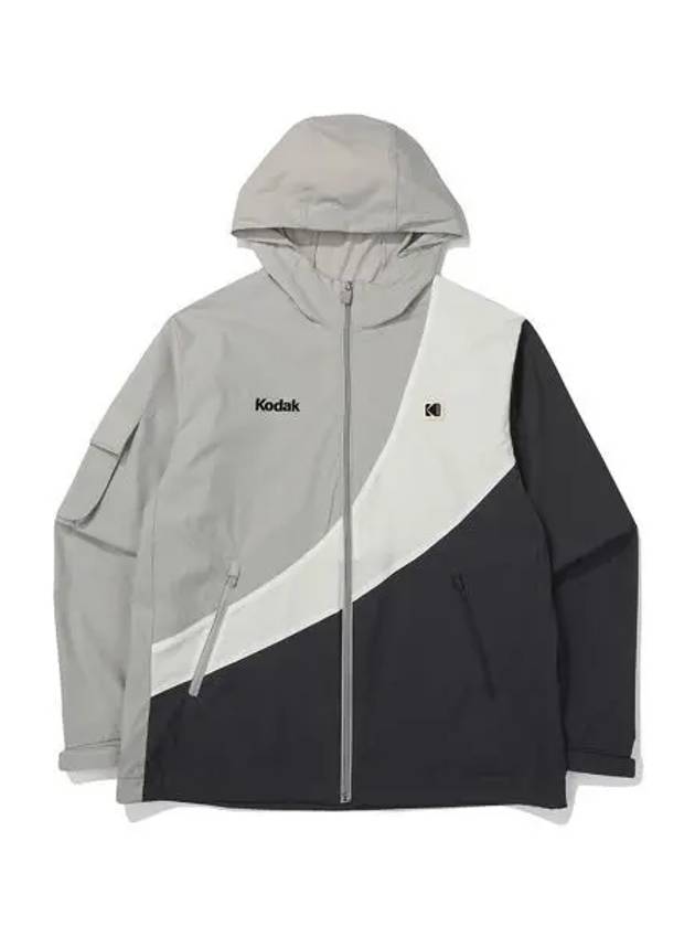 KODAK Color Chrome Hooded Jacket GRAY - KODO - BALAAN 1