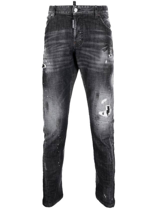 Men's Sexy Twist Jeans Black - DSQUARED2 - BALAAN 2