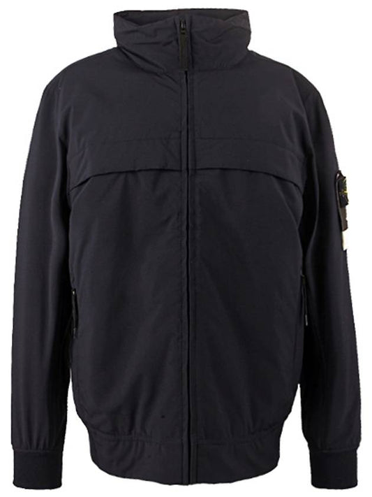 Men's Wappen Softshell Zip-Up Jacket Navy - STONE ISLAND - BALAAN 2