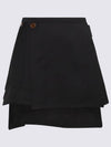 Meghan Kilt Unbalance Skirt Black - VIVIENNE WESTWOOD - BALAAN 5