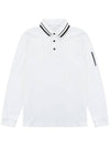 Golf Wear Brushed Pique Golf T-Shirt WB21FAMT02WH White - WHITEBALL - BALAAN 1