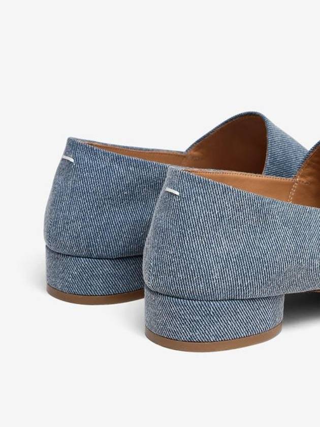 Women's Point Toe 4 Stitch Kiki Loafer Denim - MAISON MARGIELA - BALAAN 5