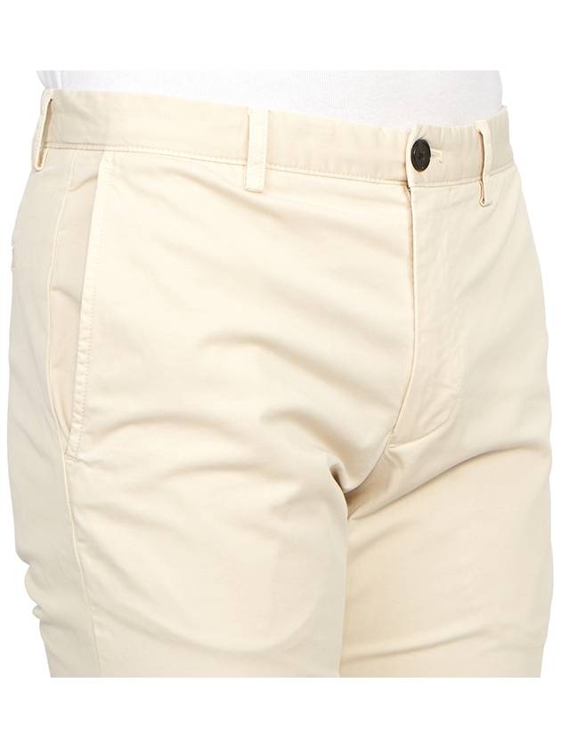 Men's Cotton Blend Straight Pants Beige - THEORY - BALAAN 10