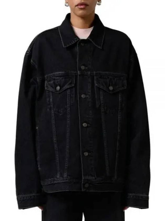 Denim Jacket Black - ACNE STUDIOS - BALAAN 2