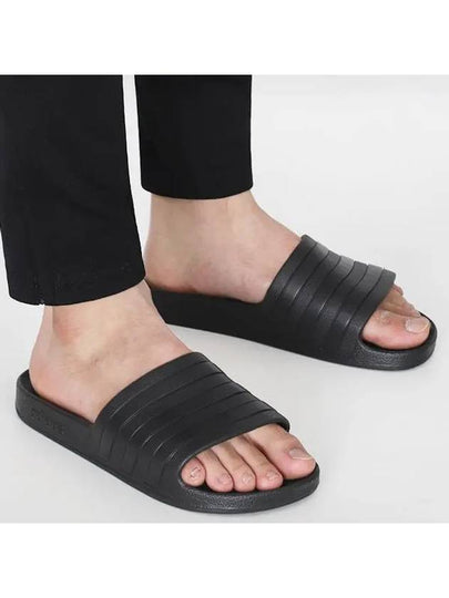 Adilette Aqua Slippers Black - ADIDAS - BALAAN 2