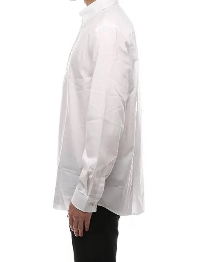 Back Logo Over Long Sleeve Shirt White - GIVENCHY - BALAAN 8