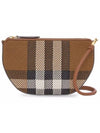 Olympia Check Shoulder Bag Birch Brown - BURBERRY - BALAAN 3