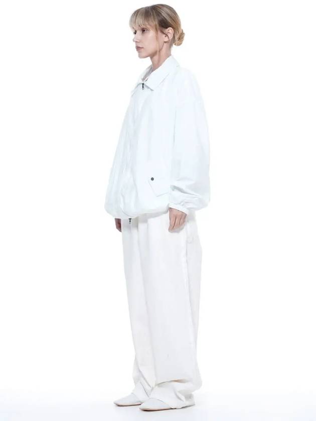 Men s SCWJ WH Seersucker Collar Windbreaker Jumper White - CHANCE'S NOI - BALAAN 6