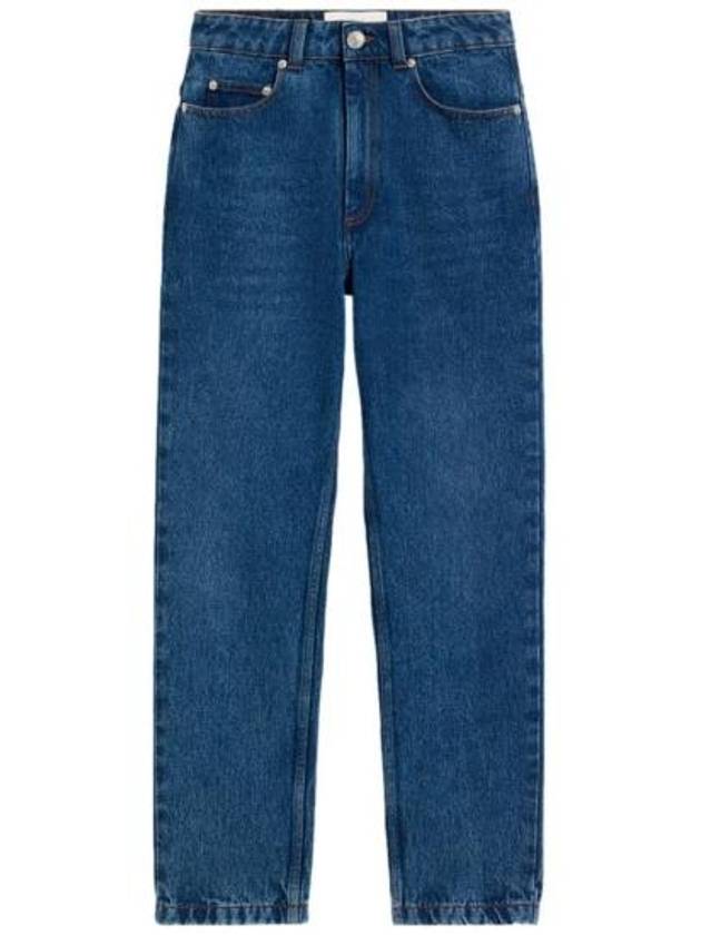 Classic Fit Denim Straight Jeans Blue - AMI - BALAAN 2