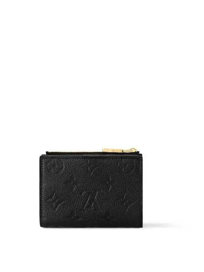 Lisa Monogram Leather Half Wallet Black - LOUIS VUITTON - BALAAN 2