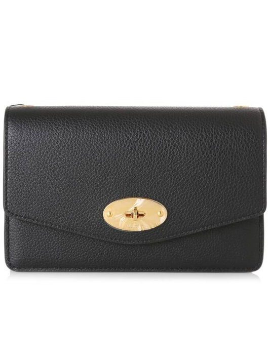 Darley Small Classic Chain Shoulder Bag Black - MULBERRY - BALAAN 2