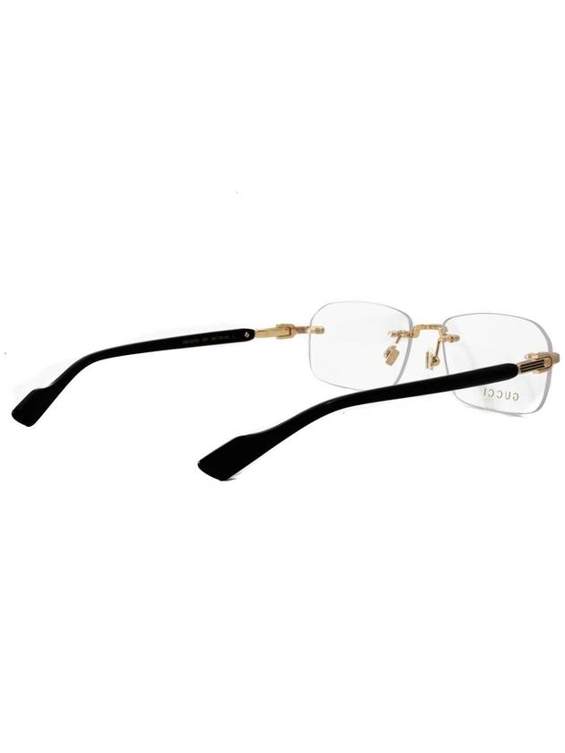 Eyewear Rimless Metal Eyeglasses Black - GUCCI - BALAAN 4