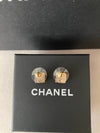 CC logo earrings square crystal earrings gold ABC831 - CHANEL - BALAAN 9