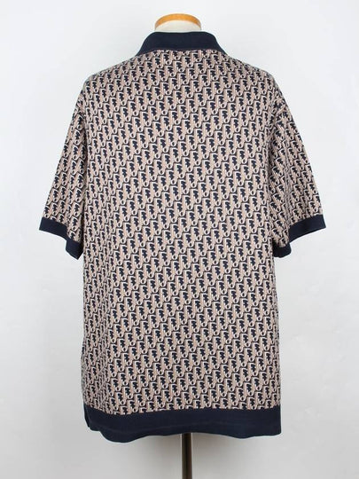 Oblique jacquard collar short sleeve knit XL 105 - DIOR - BALAAN 2