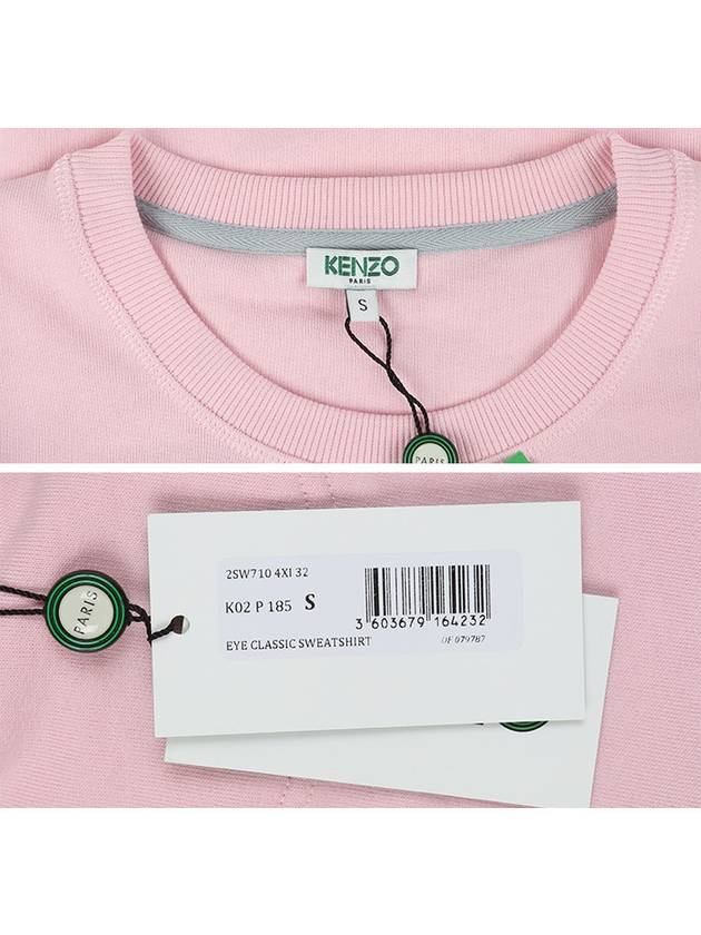 2SW710 4XI 32 Eye motif pink sweatshirt - KENZO - BALAAN 6