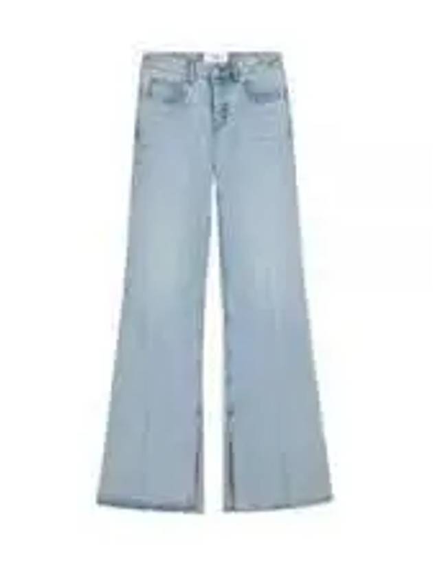 Denim Flare Jeans Light Blue - AMI - BALAAN 2