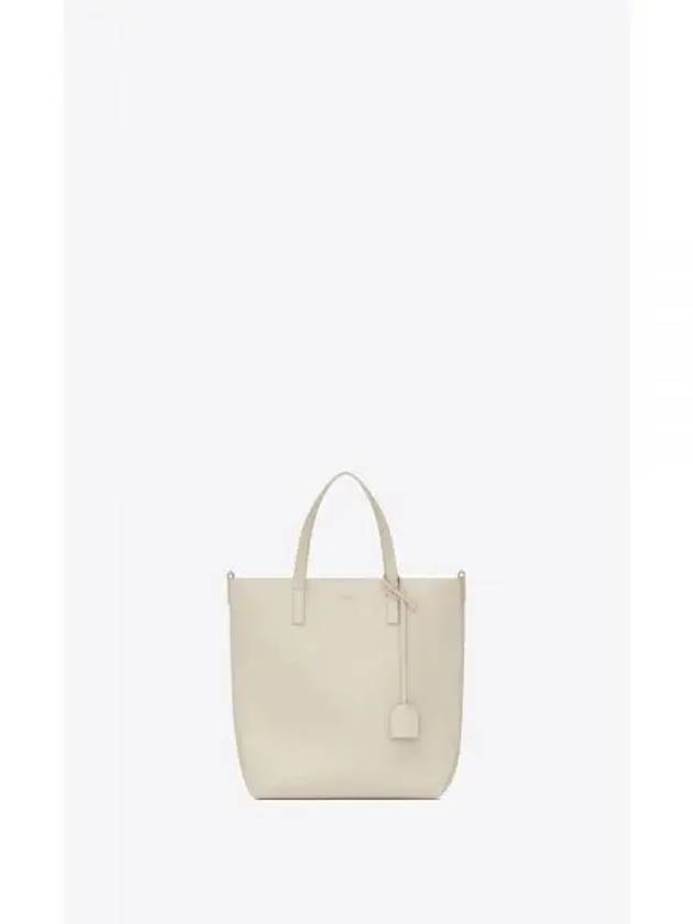 Shopping Toy Supple Leather Tote Bag Blanc Vintage - SAINT LAURENT - BALAAN 2