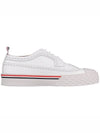 Men's Vitello Calf Leather Long Wing Brogue White - THOM BROWNE - BALAAN 5