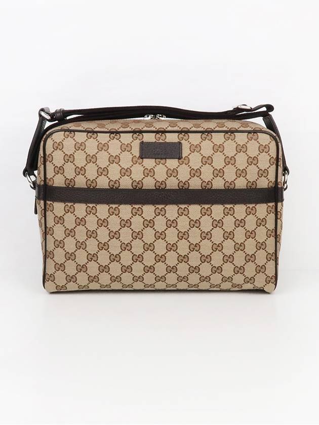 GG Monogram Canvas Messenger Bag Beige - GUCCI - BALAAN 2