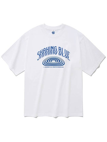 20 count shaking blue short sleeve tshirt white - RADINEO - BALAAN 1