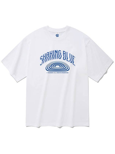 20 count shaking blue short sleeve tshirt white - RADINEO - BALAAN 1