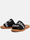 Woody Logo Canvas Strap Flat Mule Black - CHLOE - BALAAN 3