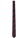 5Y0EV197 LQD ZGT 5Y2EV197 Silk Stripe Tie - VALENTINO - BALAAN 2