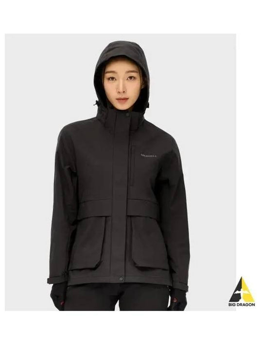 MERRELL WOMEN windproof jacket DARK CHARCOAL - MERRYMOTIVE - BALAAN 1