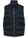 Seamless Tunnel Nylon Down Vest Navy - STONE ISLAND - BALAAN 3