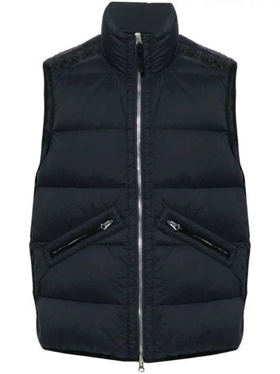 Seamless Tunnel Nylon Down Vest Navy - STONE ISLAND - BALAAN 2