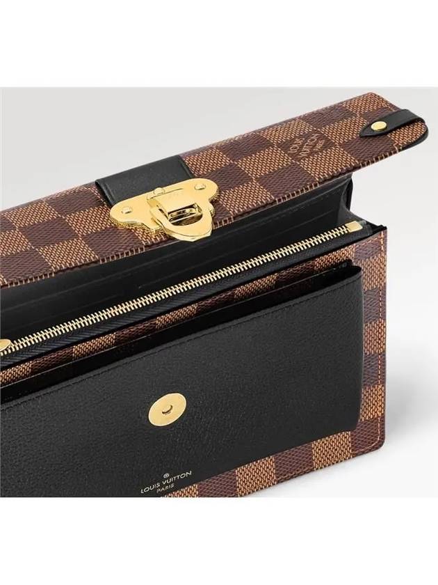 Vavin Chain Damier Ebene Long Wallet Brown - LOUIS VUITTON - BALAAN 7