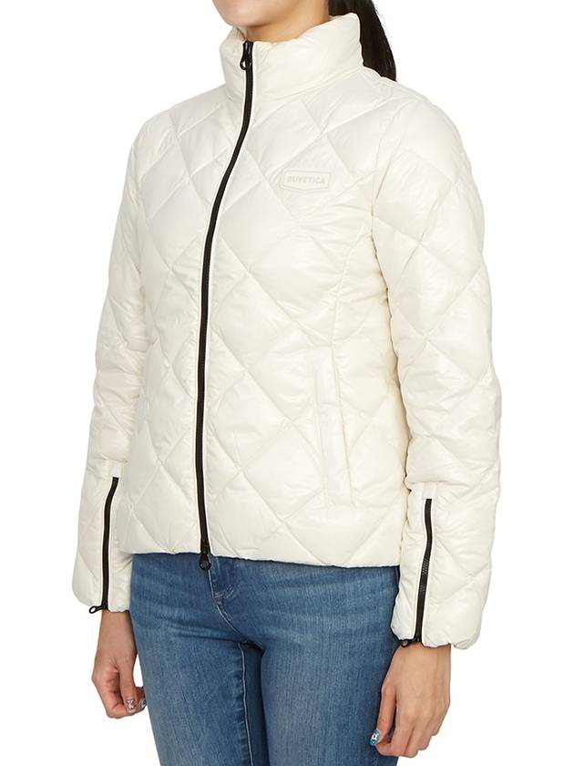 Women s Sora Diamond Quilted Heavy Short Down Jacket VDDJ95435 BGL - DUVETICA - BALAAN 6