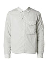 Men's Chrome R Over Shirt Zip Up Jacket Grey - CP COMPANY - BALAAN 3