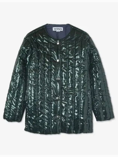 Shorts Quilted Jacket Green MRTWWOUW0170064 - SUNNEI - BALAAN 1