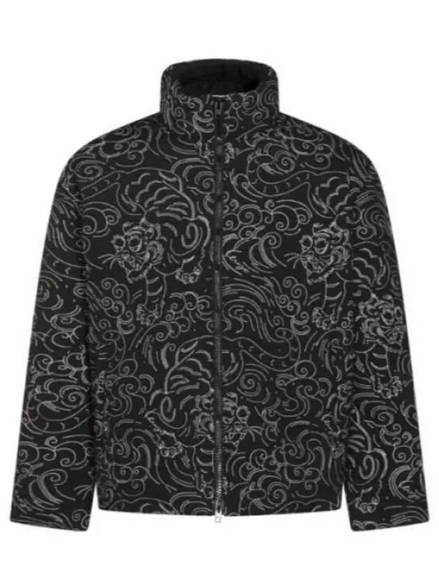 Allover Print Jacket Black - KENZO - BALAAN 2