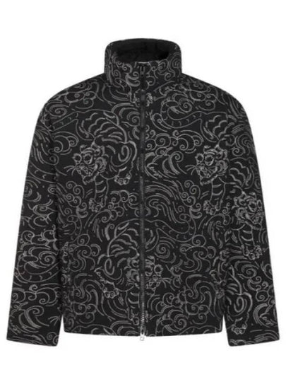 Allover Print Jacket Black - KENZO - BALAAN 2